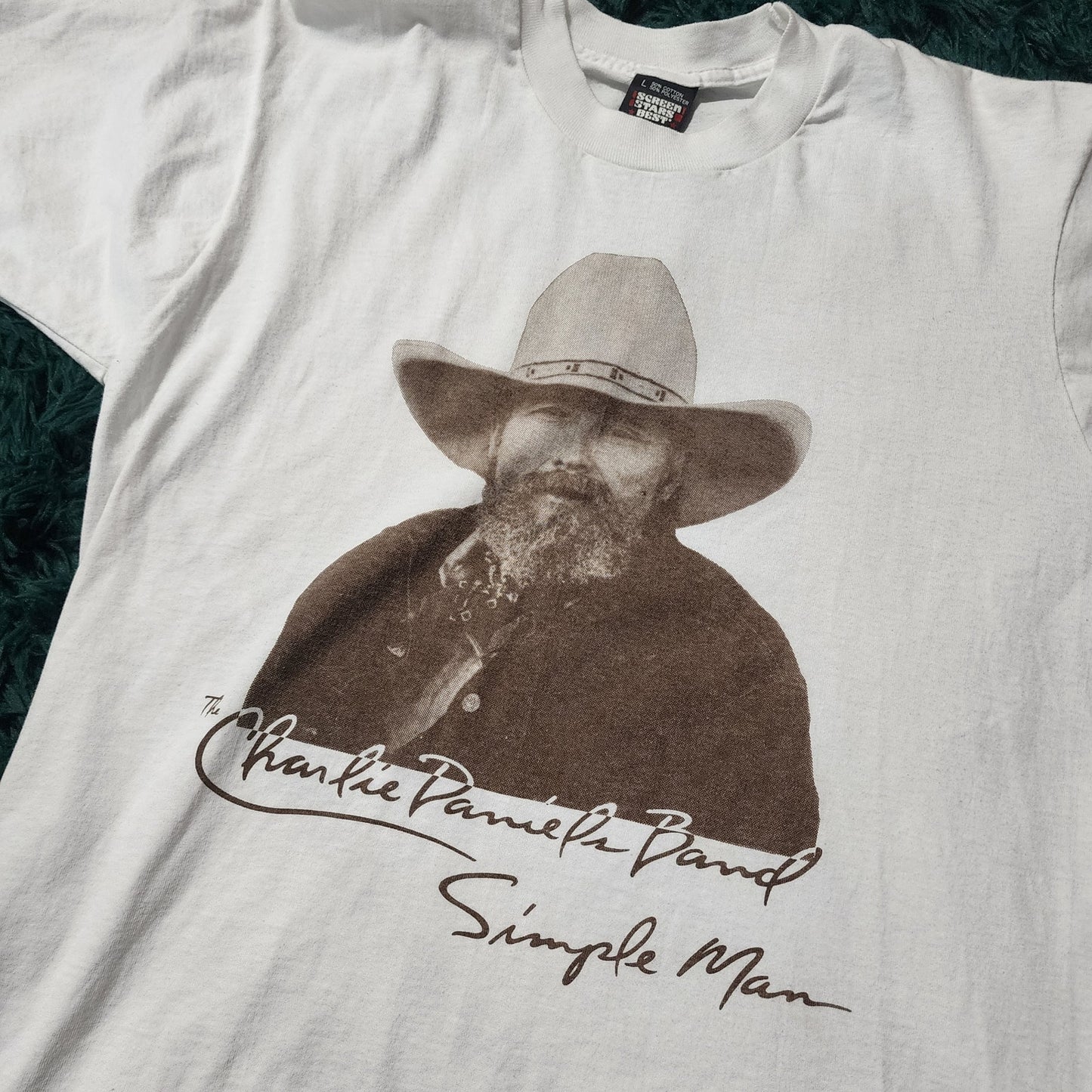 🤠Vintage Charlie Daniels Band “Simple Man” Tee đź¤