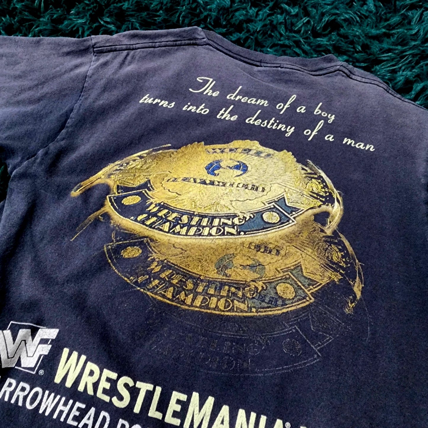 Vintage 1996 WWF Shawn Michaels WrestleMania XII T-Shirt