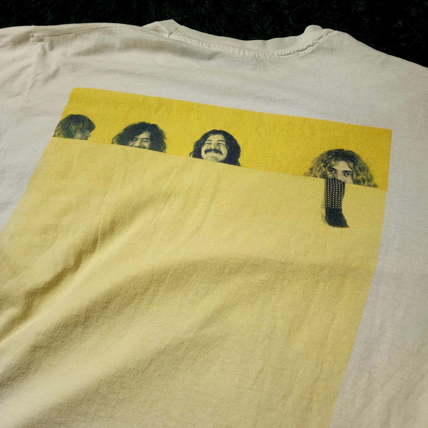 Vintage 1990 Led Zeppelin Crop Circle Double Sided Tee- Rare - XL - 22x26