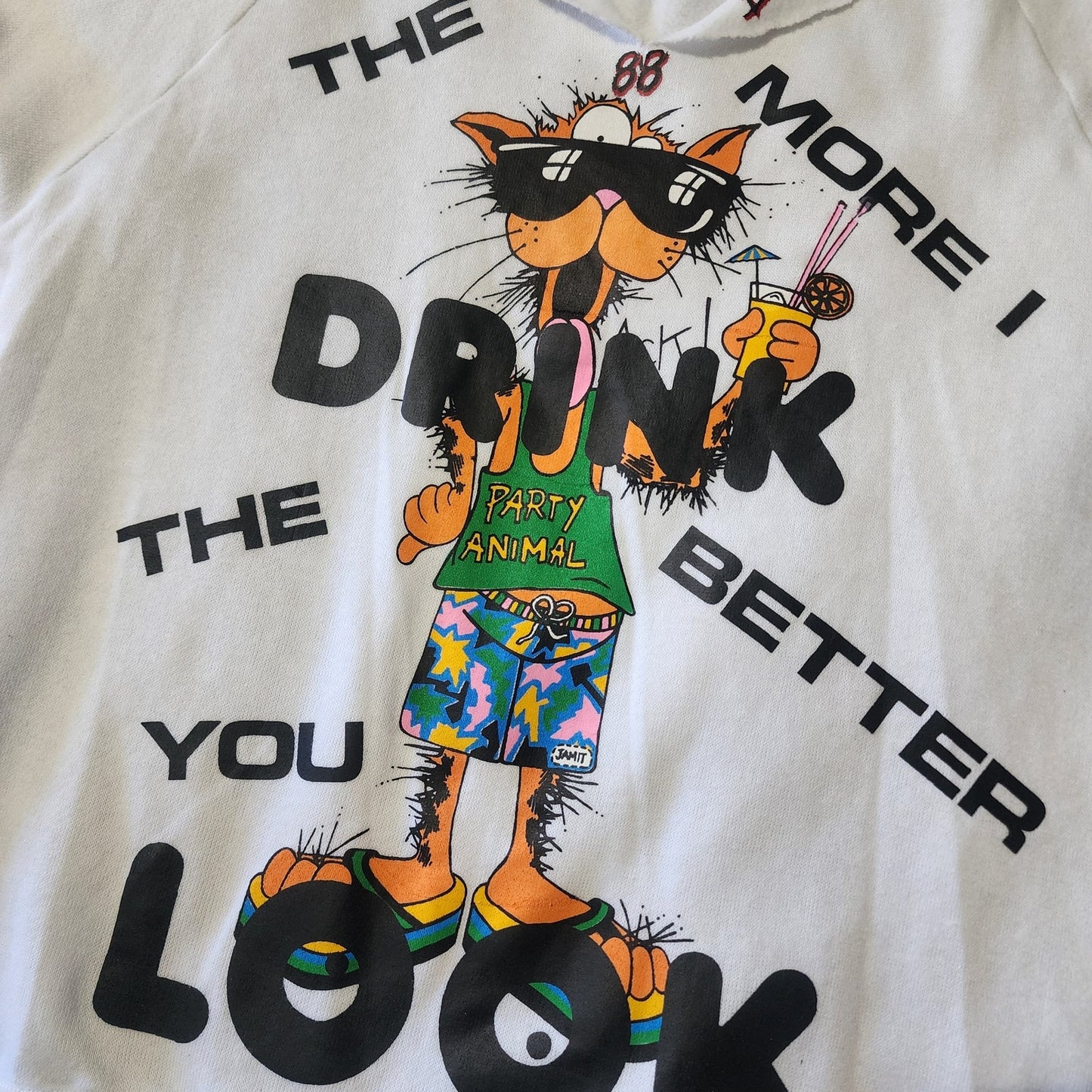 Rare Vintage 1988 Daytona Beach Spring Break Sleeveless Sweatshirt 18x23