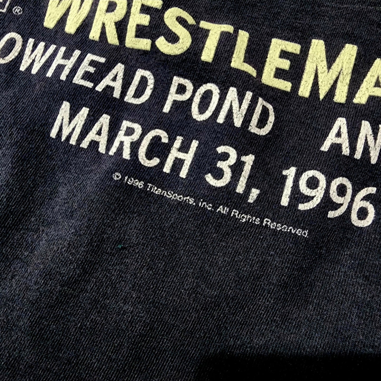 Vintage 1996 WWF Shawn Michaels WrestleMania XII T-Shirt