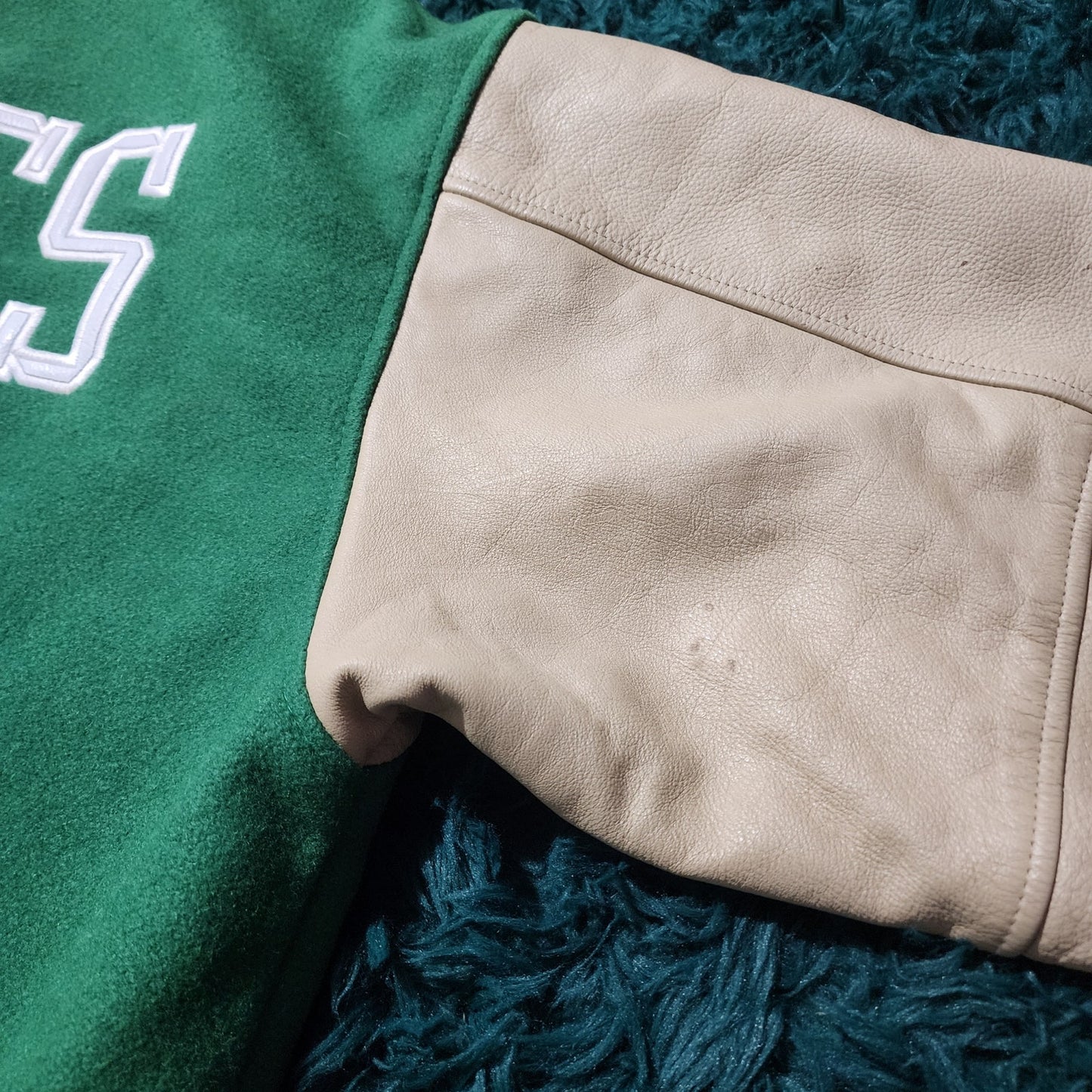 π₯ Vintage Nike Boston Celtics Varsity Jacket - XL π₯