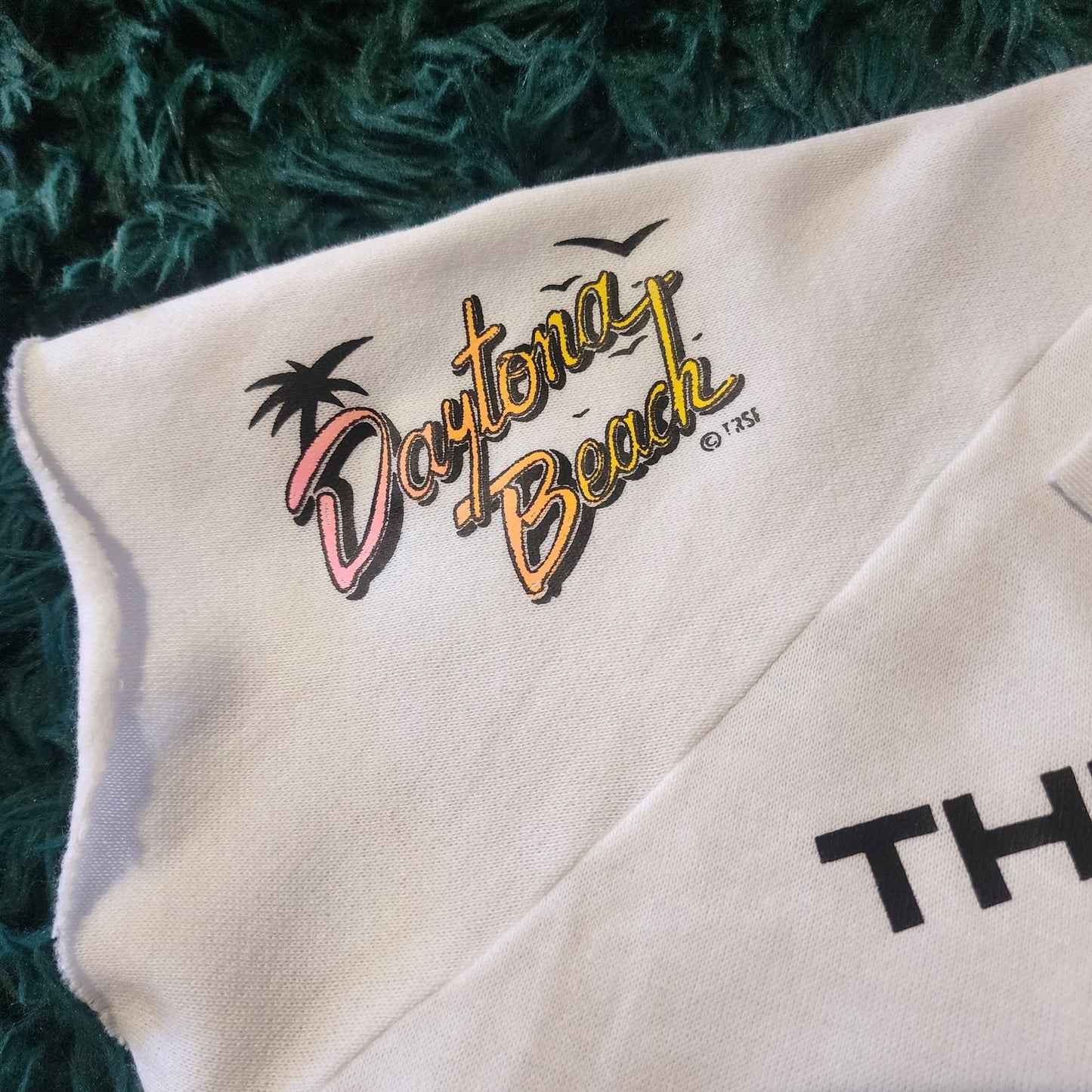 Rare Vintage 1988 Daytona Beach Spring Break Sleeveless Sweatshirt 18x23