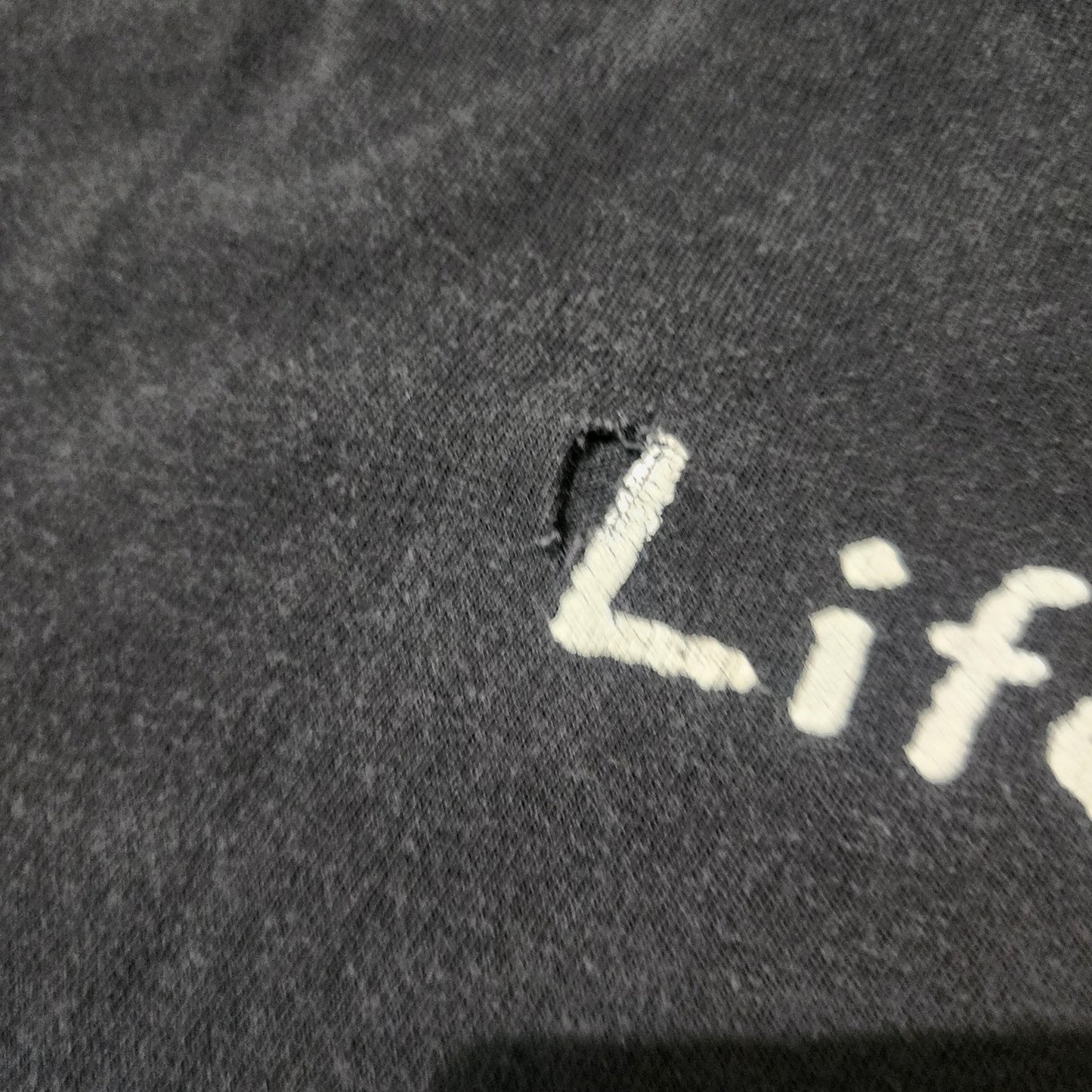 Vintage 90s Korn Life Is Peachy Giant Tag Band Tee Distressed Black 19x25