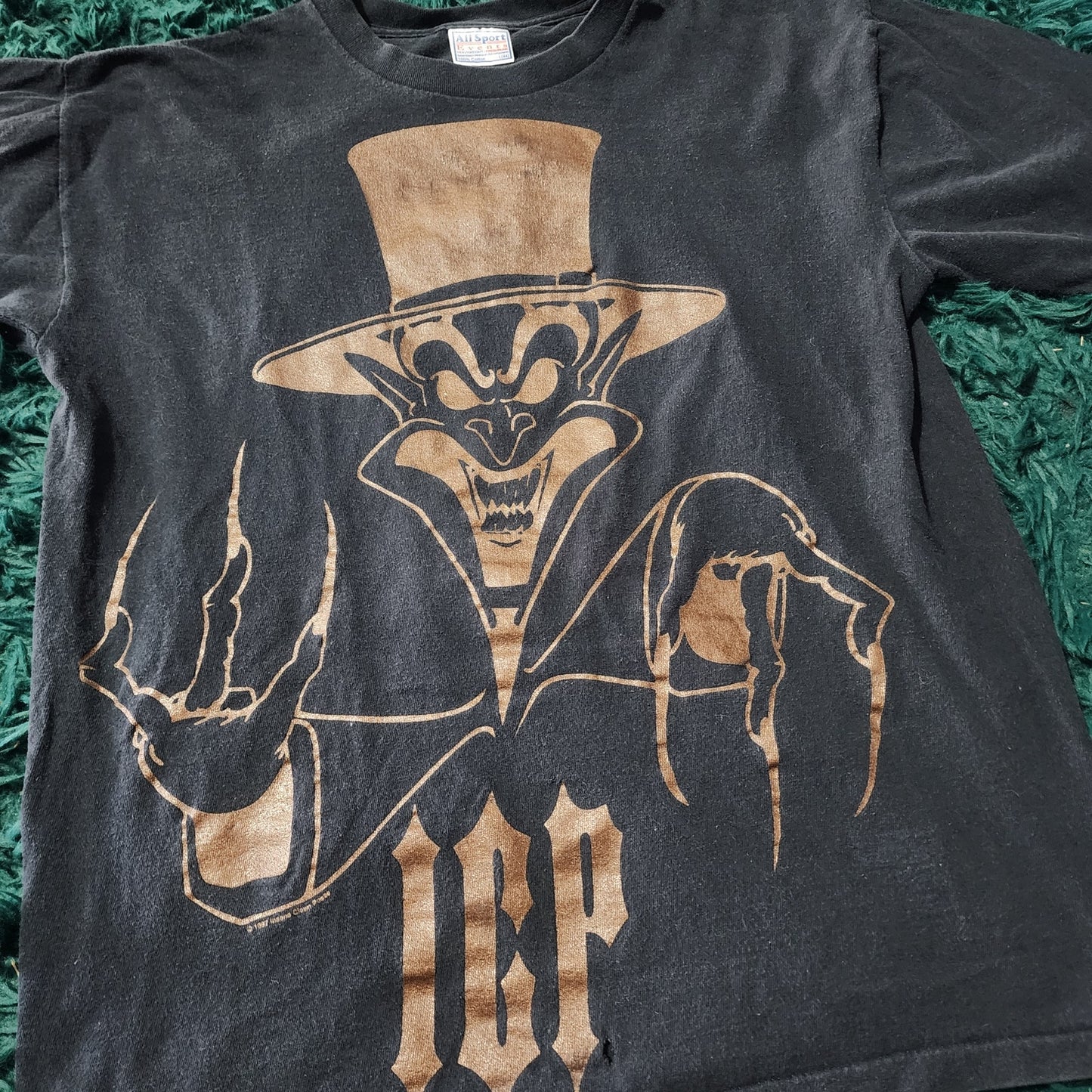 Vintage 90s ICP Ringmaster Tee Insane Clown Posse Rare AllSport Tag L 20x26