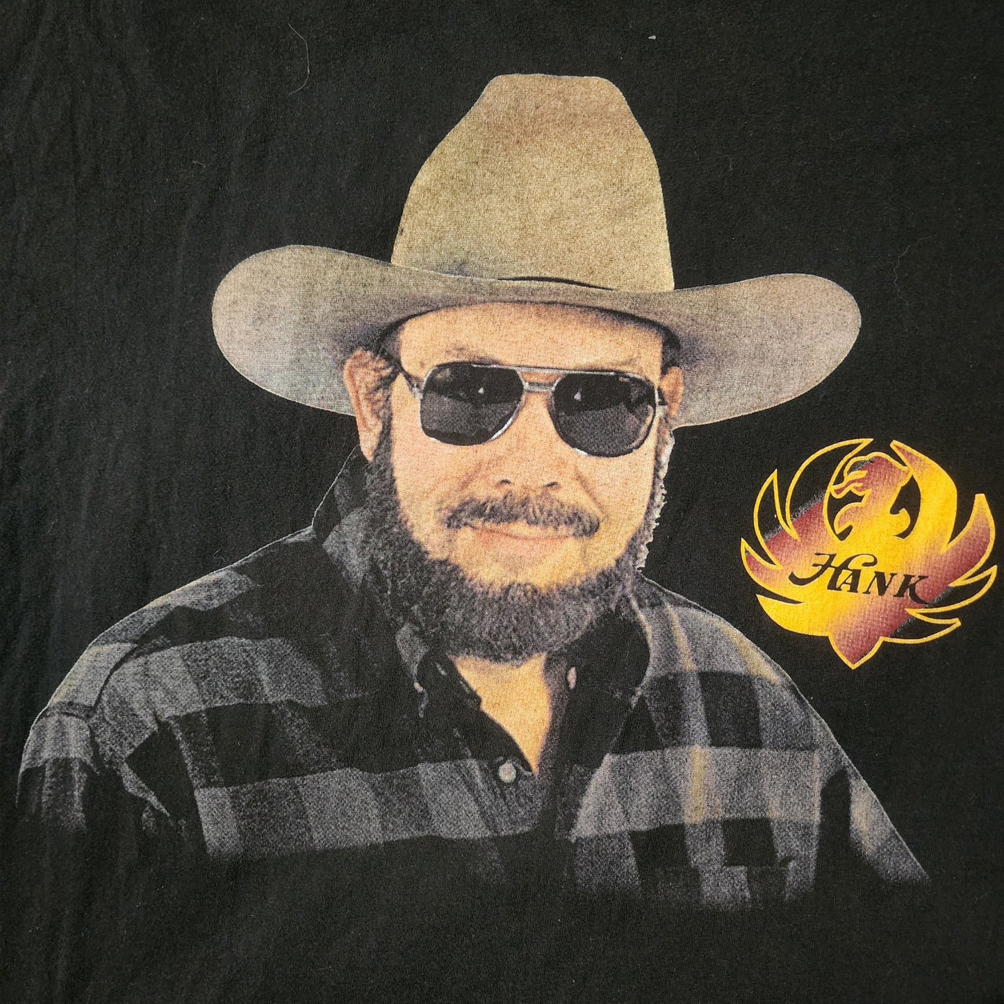 Vintage 1996 Hank Williams Jr Born To Boogie Country Music Tee Black 23x31