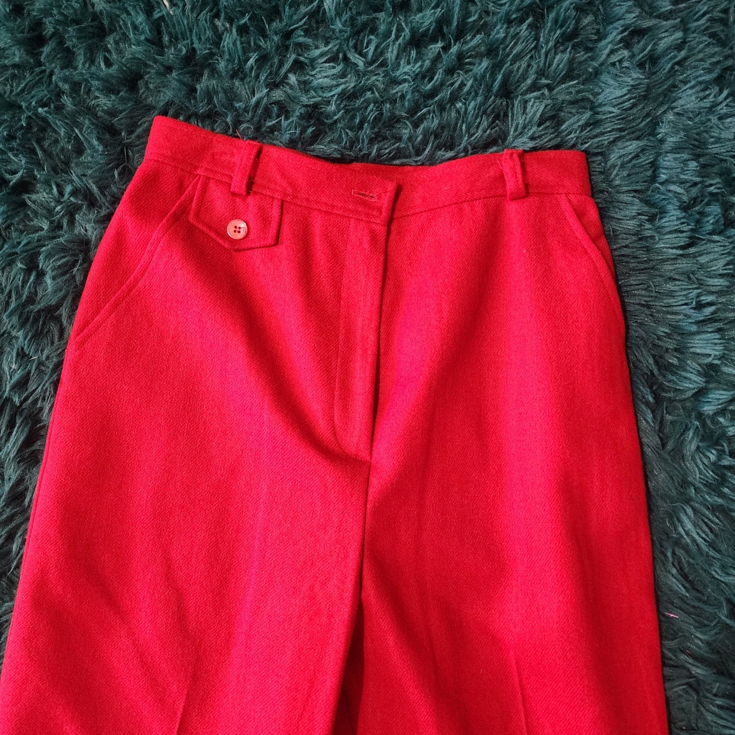 🔥 Vintage Red Trousers – Overture by Bobbie Brooks 🔥