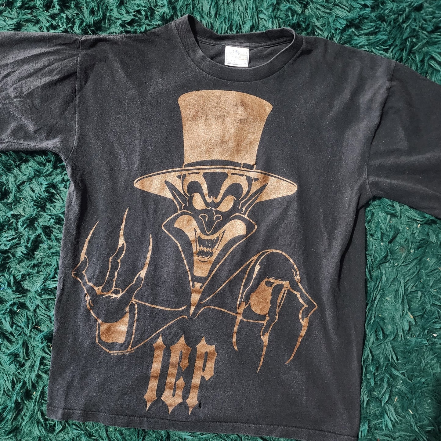 Vintage 90s ICP Ringmaster Tee Insane Clown Posse Rare AllSport Tag L 20x26