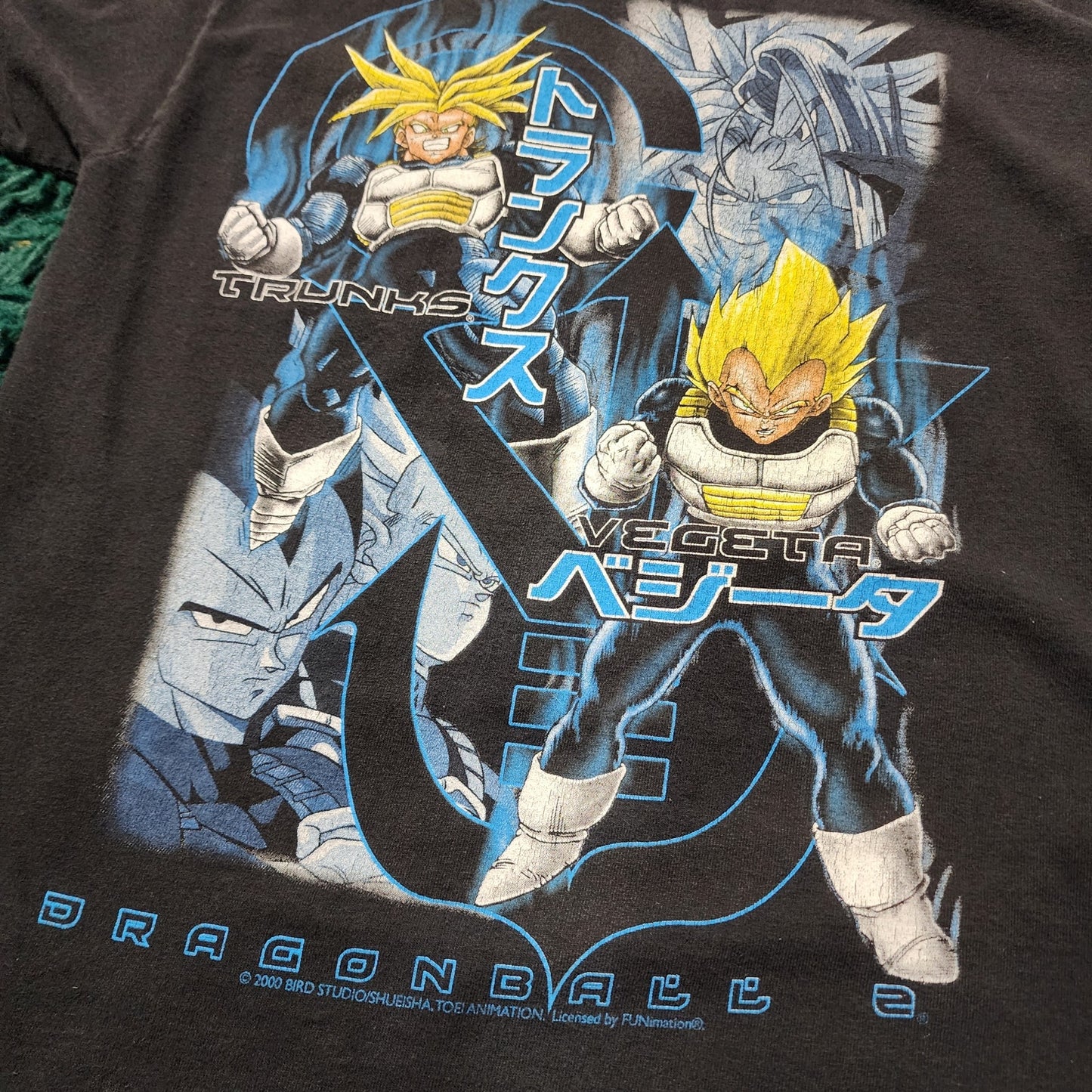Vintage 2000 Dragon Ball Z Trunks & Vegeta Tee