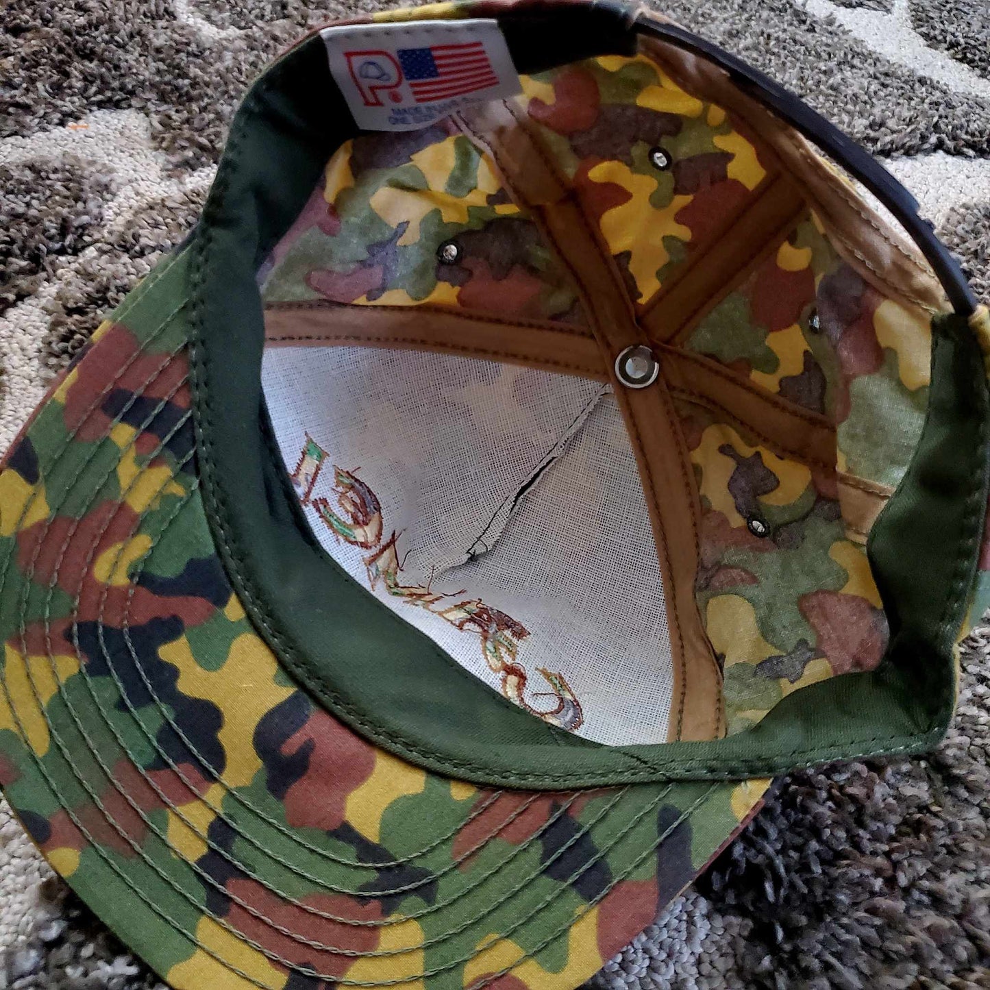 (OS) VTG Camel Camouflage Promo Hat (Snap Back)