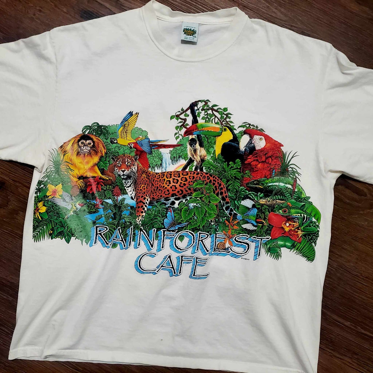 (XXL) Vtg Rain Forest Cafe T-Shirt