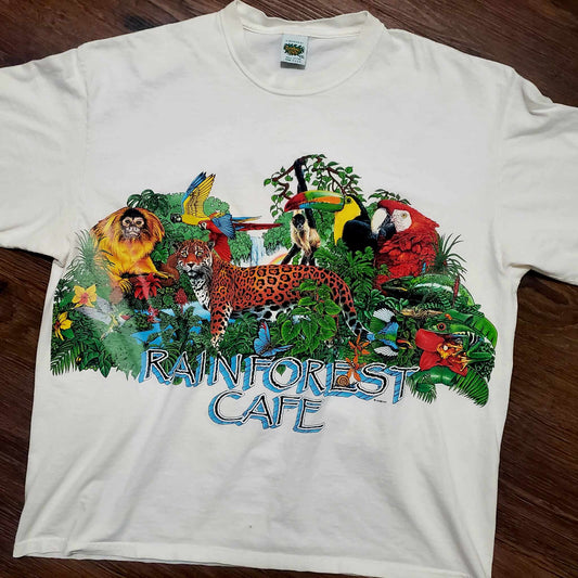 (XXL) Vtg Rain Forest Cafe T-Shirt