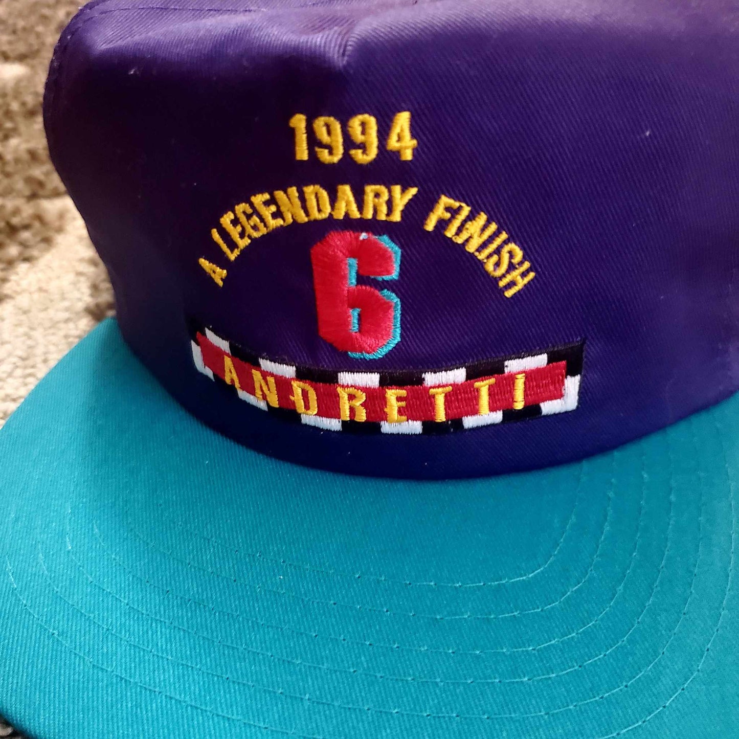 (OS) VTG '94 Mario Andretti Hat (Snap Back)