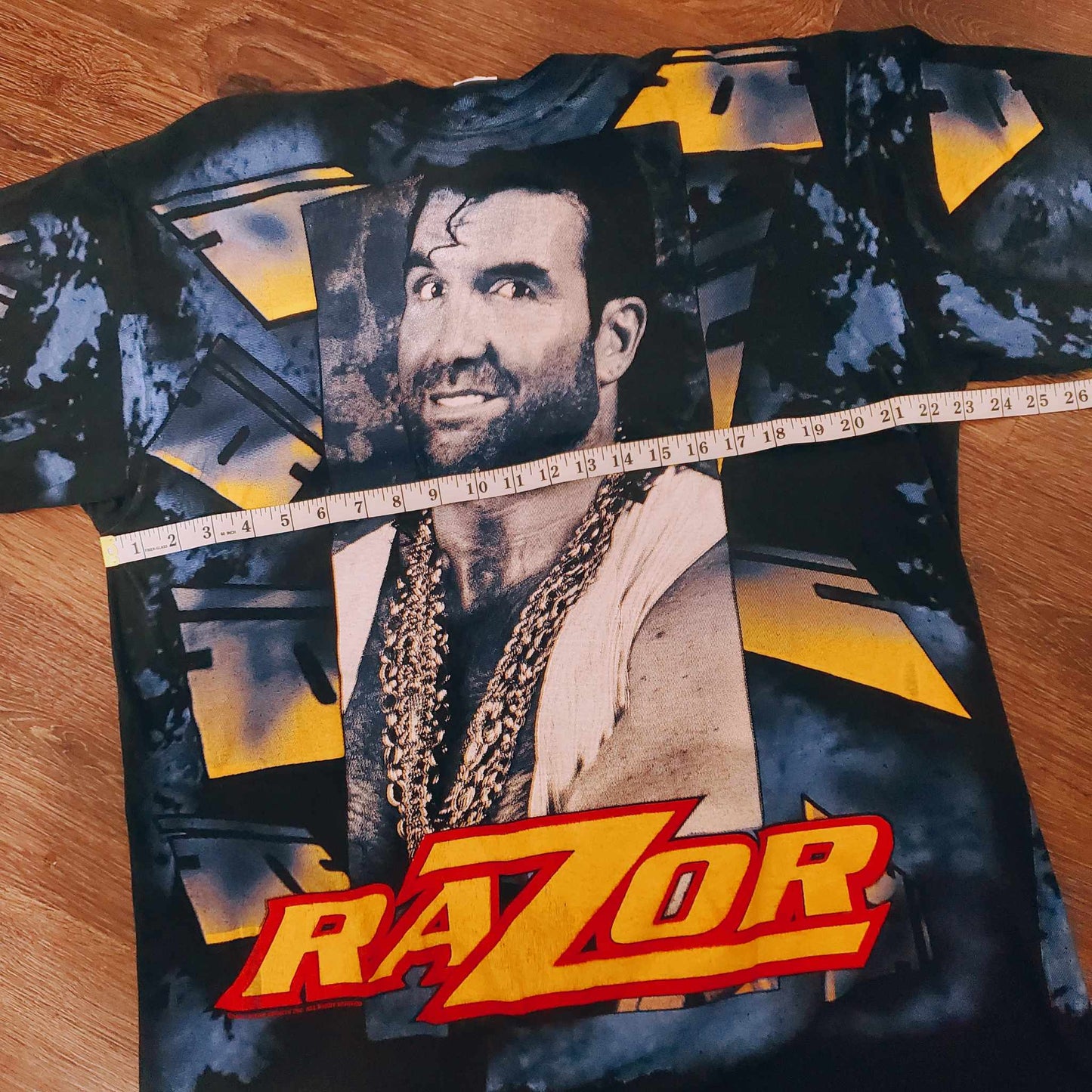 (XL) Vtg Razor Ramon AOP / RARE