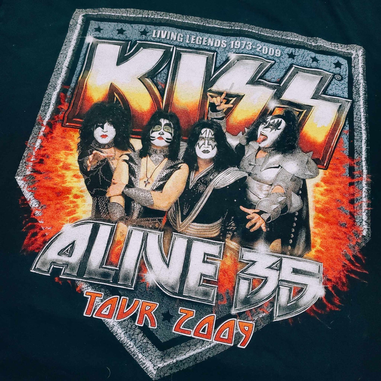 (L) Vtg '09 Kiss Tour T-Shirt