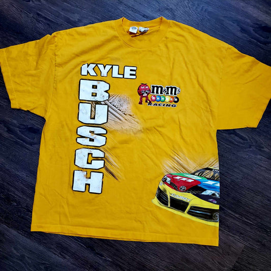 (XXL) Vtg Kyle Busch M&M Nascar T-Shirt