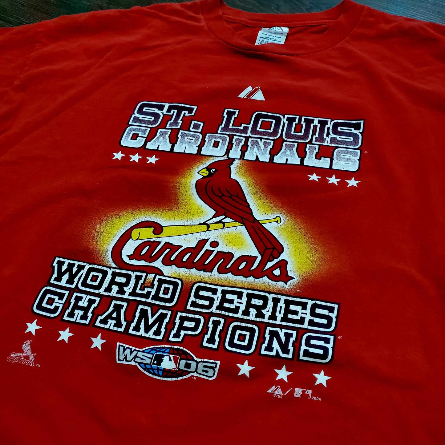 (XXL) Vtg St. Louis Cardinals World Series Champions Longsleeve T-Shirt