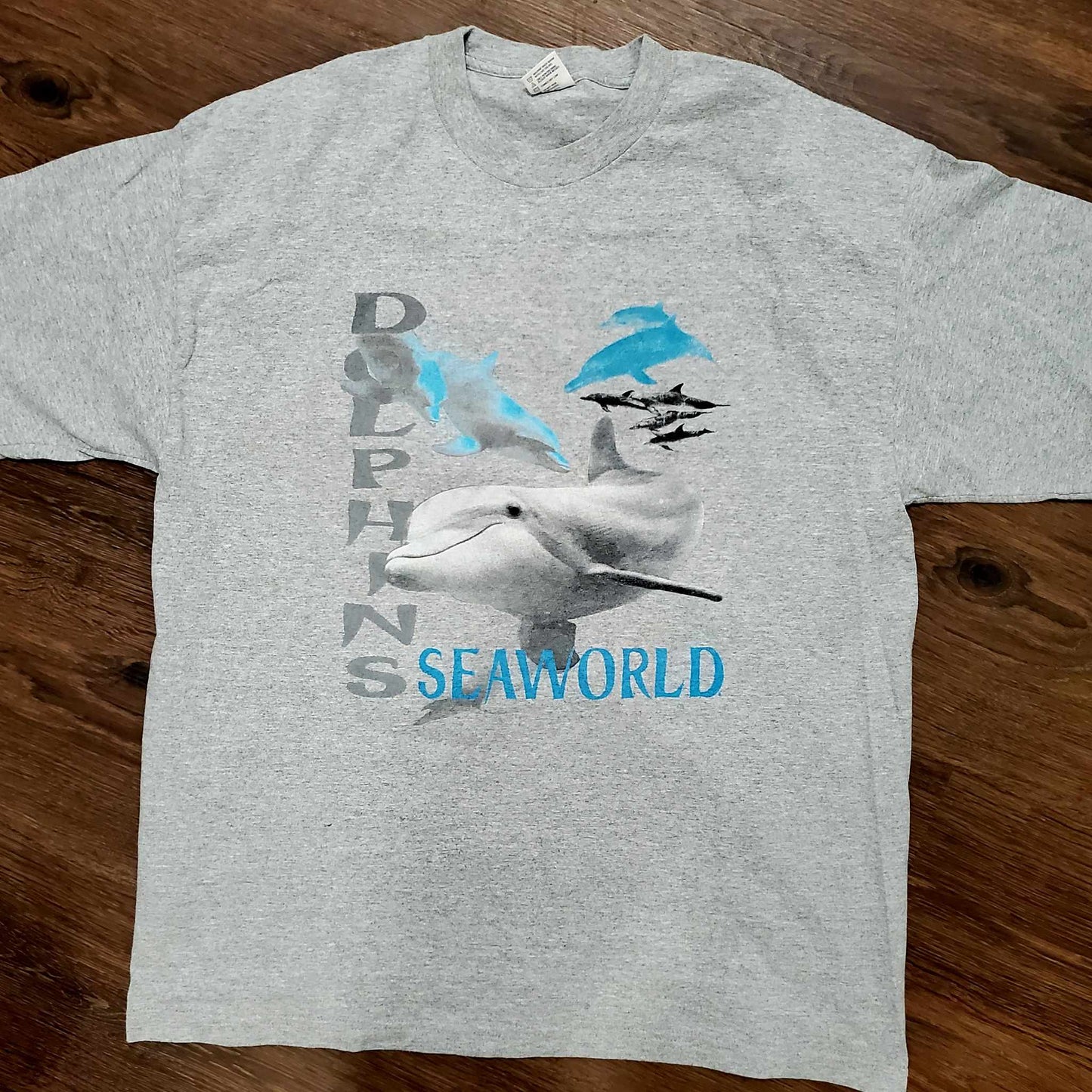 (XXL) Vtg Seaworld Dolphin T-Shirt