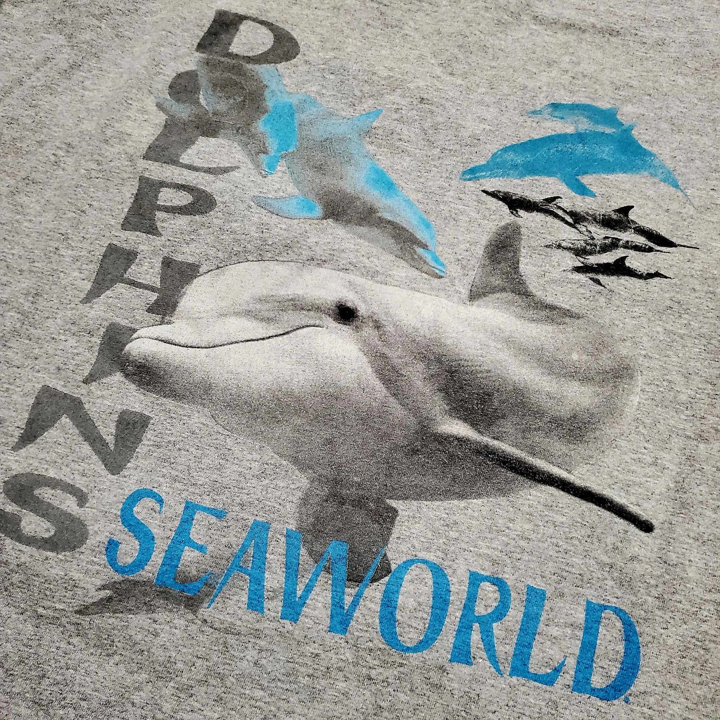 (XXL) Vtg Seaworld Dolphin T-Shirt