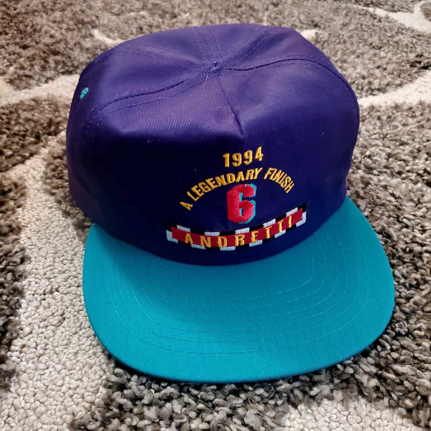 (OS) VTG '94 Mario Andretti Hat (Snap Back)