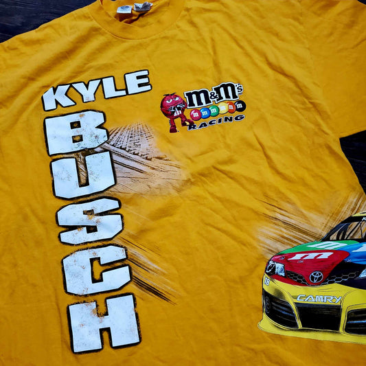 (XXL) Vtg Kyle Busch M&M Nascar T-Shirt