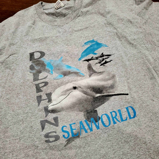 (XXL) Vtg Seaworld Dolphin T-Shirt