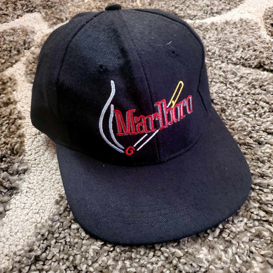 (OS) Vintage Marlboro Hat (Leather Strap)