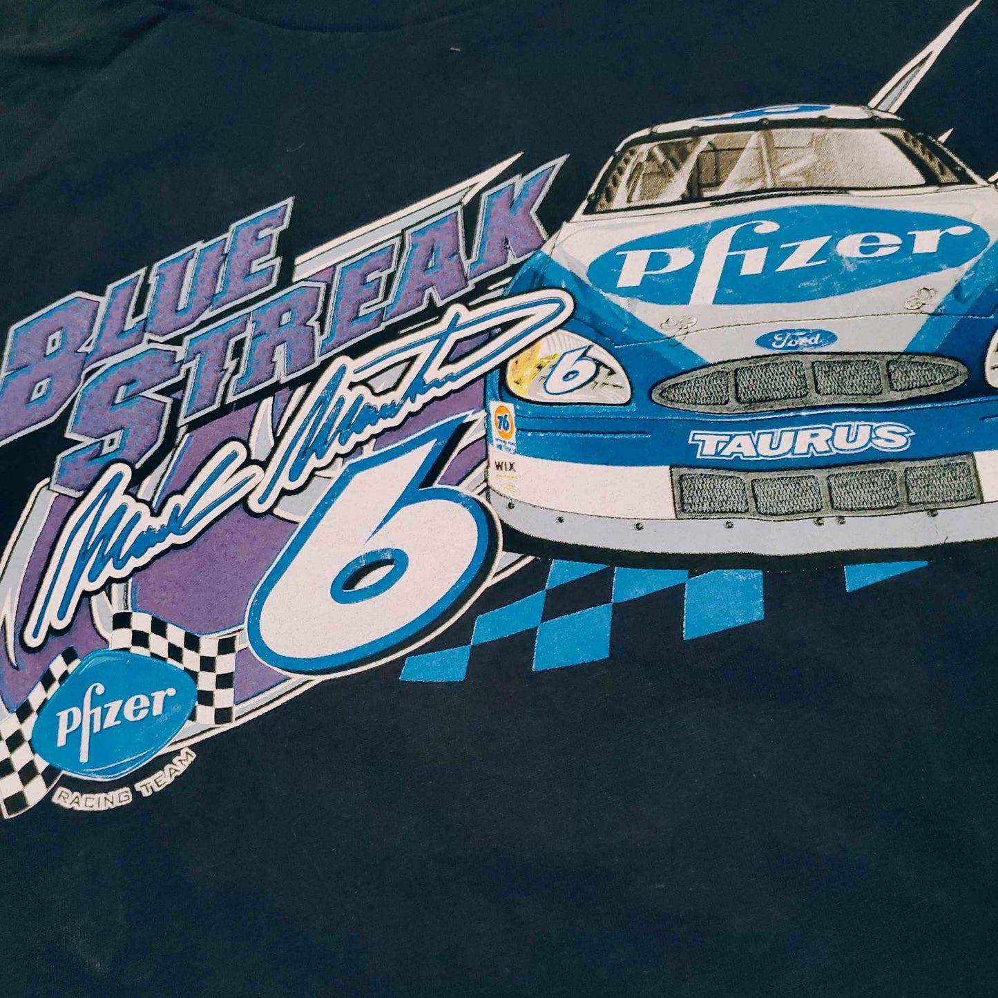 (XXL) Vtg Mark Martin Pfizer Nascar T-Shirt