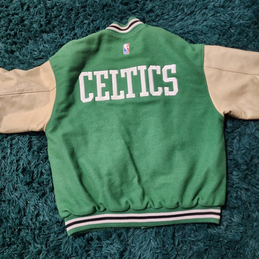 🔥 Vintage Nike Boston Celtics Varsity Jacket - XL 🔥
