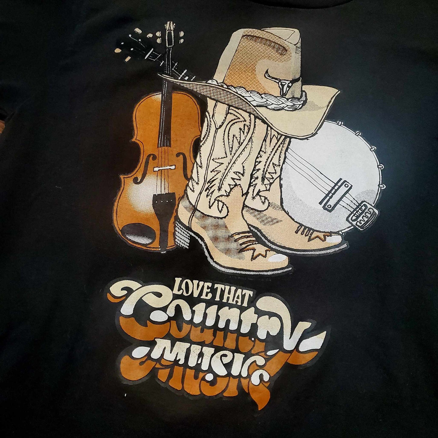 (M) Vtg Love That Country Music T-Shirt