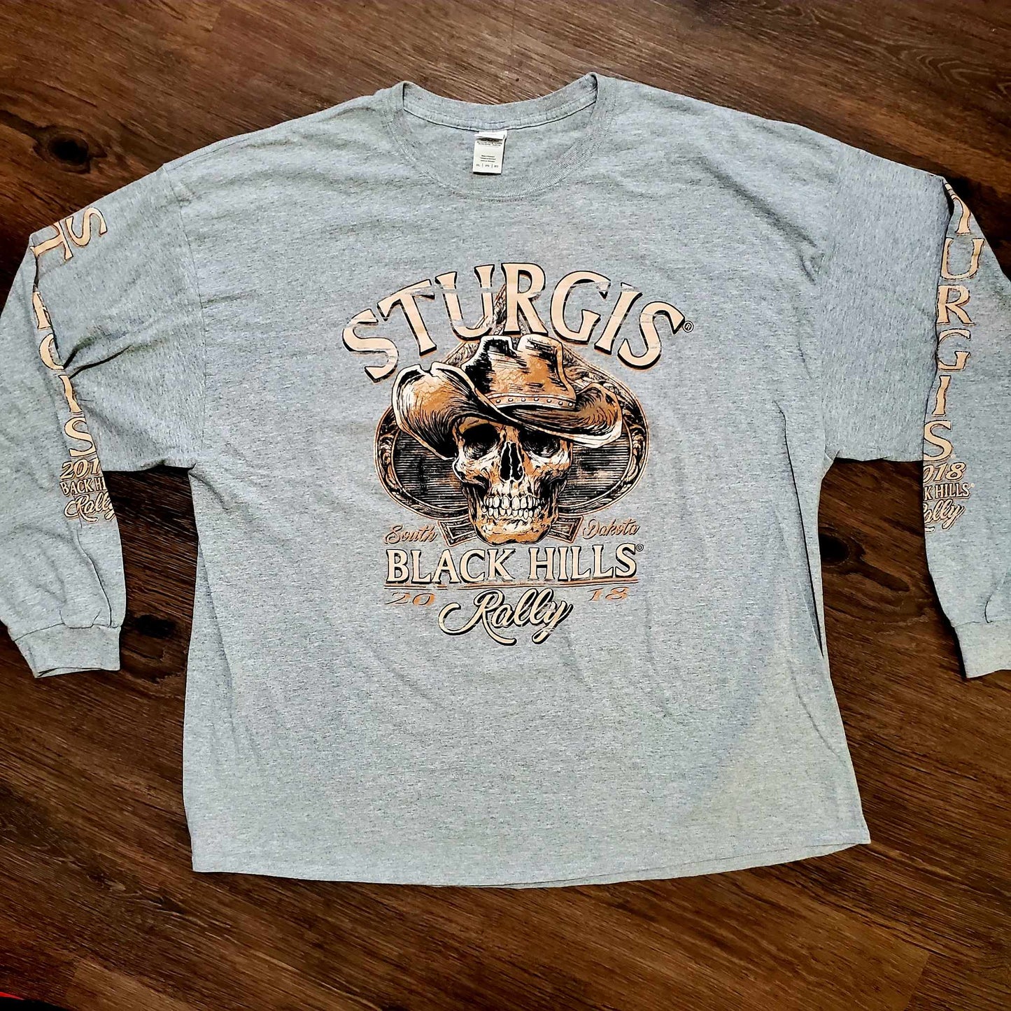 (XXXL) 2018 Sturgis Black Hill Rally Longsleeve T-Shirt