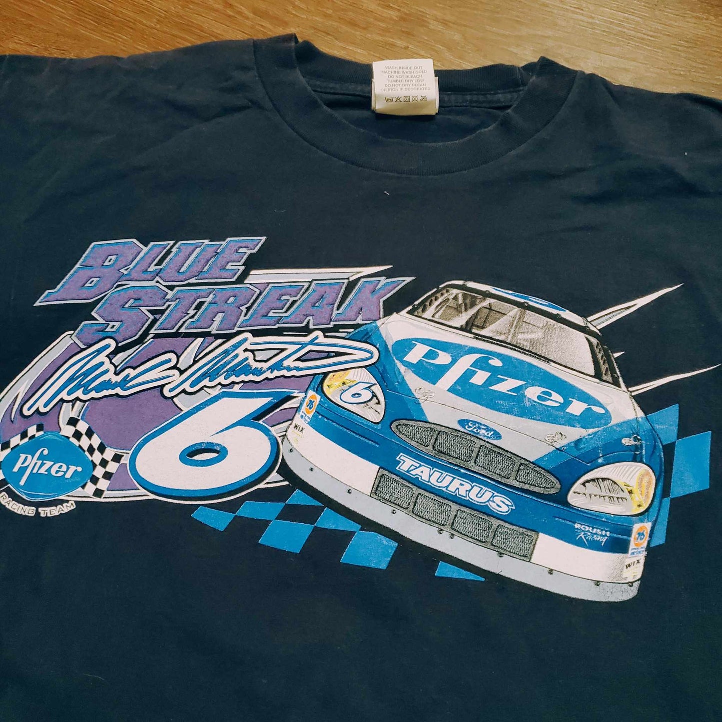 (XXL) Vtg Mark Martin Pfizer Nascar T-Shirt