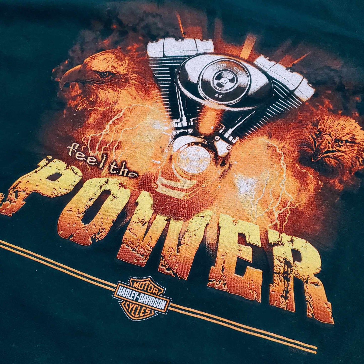 (XXL) Vtg Harley Davidson Power T-Shirt