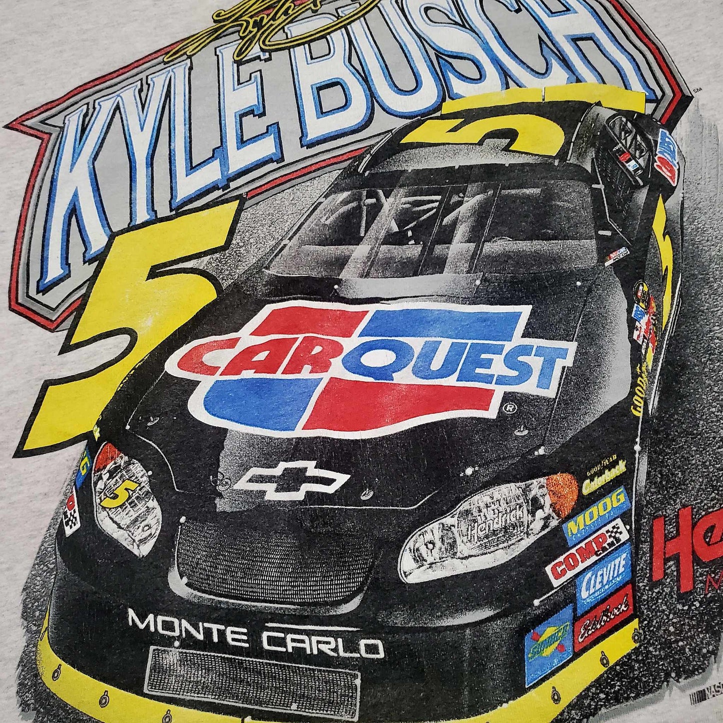 (XXL) Vtg Kyle Busch Car Quest Nascar T-Shirt