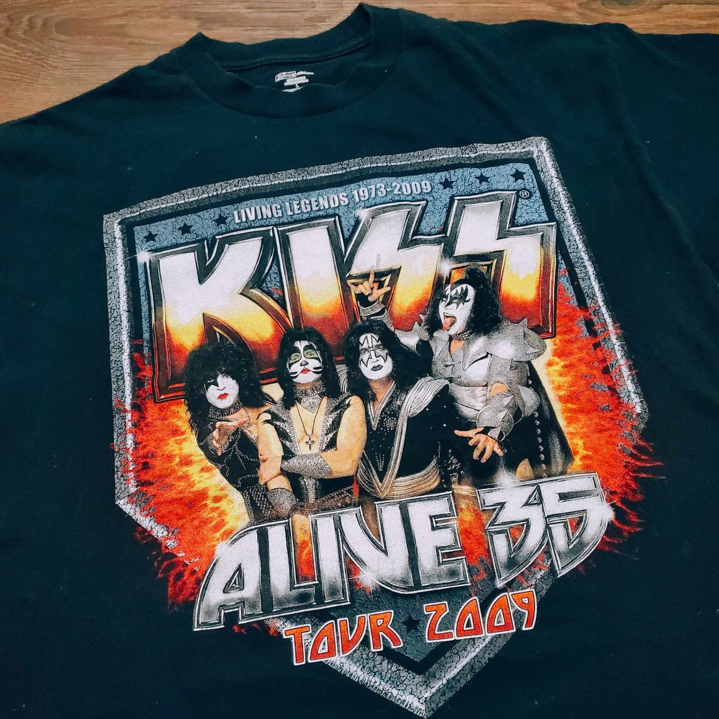 (L) Vtg '09 Kiss Tour T-Shirt