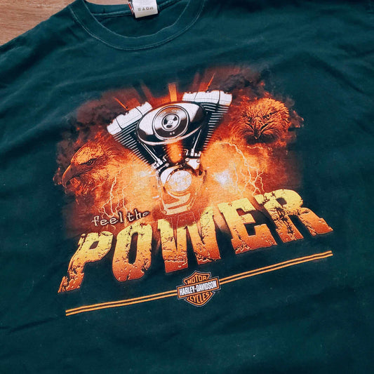 (XXL) Vtg Harley Davidson Power T-Shirt