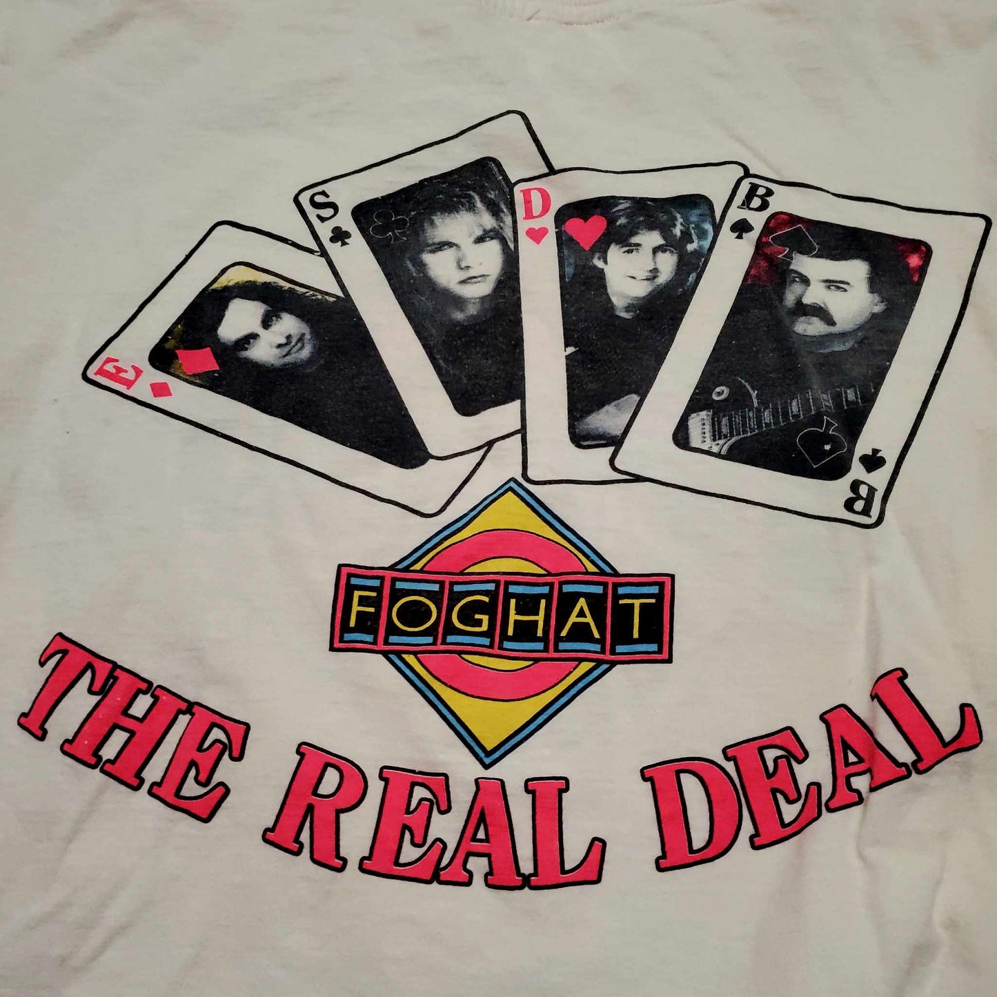 (M) Vtg FOGHAT "The Real Deal" T-Shirt