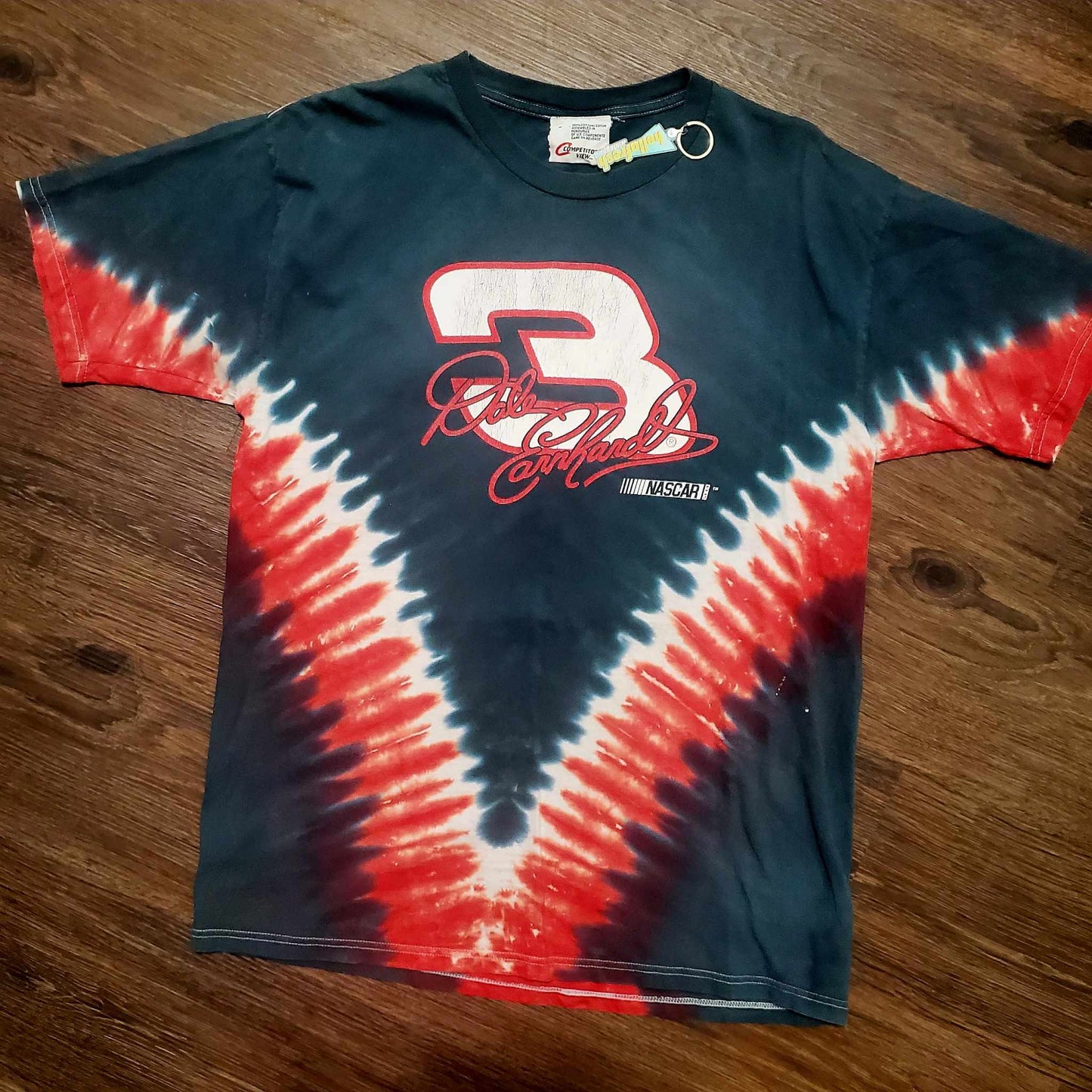 (L) Vtg Dale Earnhardt Tie Dye T-Shirt