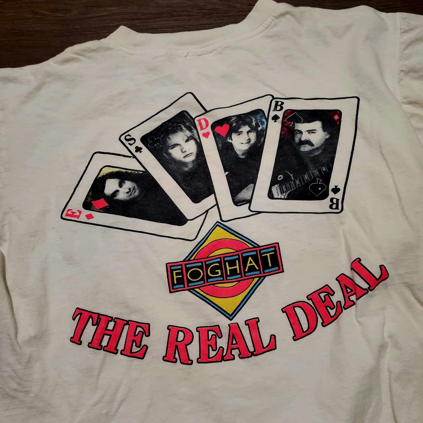 (M) Vtg FOGHAT "The Real Deal" T-Shirt