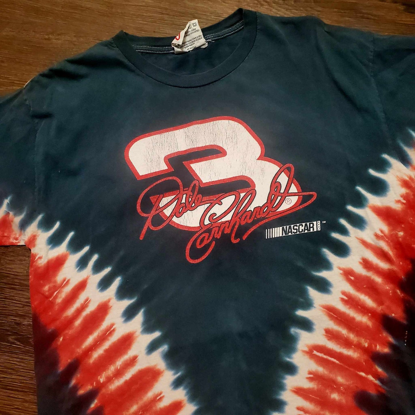 (L) Vtg Dale Earnhardt Tie Dye T-Shirt