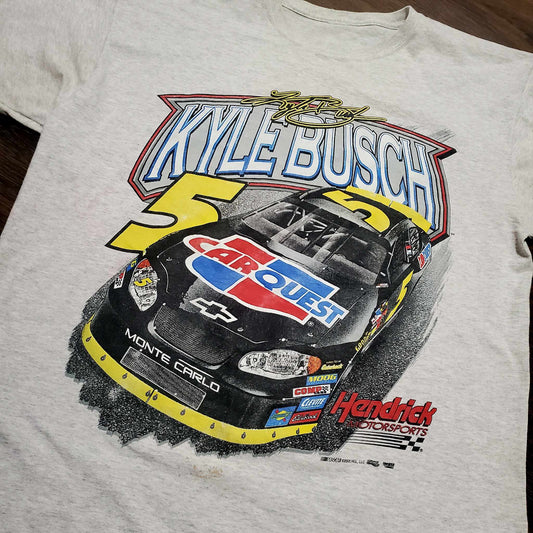 (XXL) Vtg Kyle Busch Car Quest Nascar T-Shirt