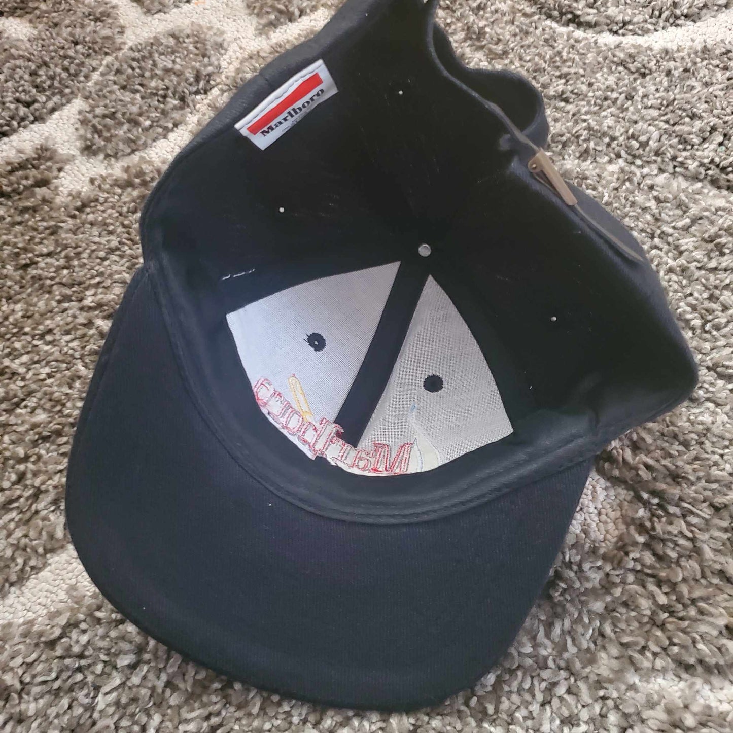 (OS) Vintage Marlboro Hat (Leather Strap)