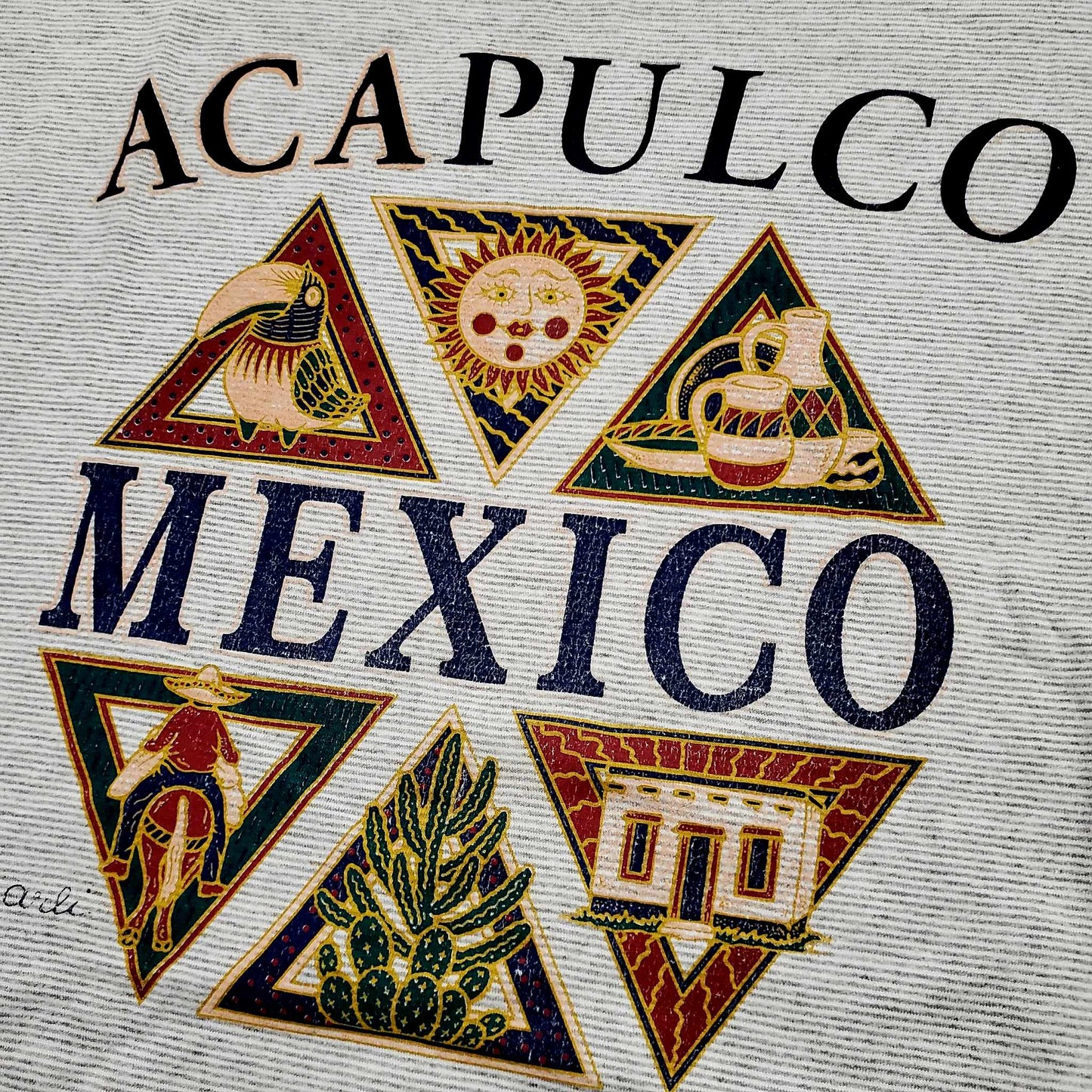 (XXXL) Vtg Acapulco Mexico T-Shirt