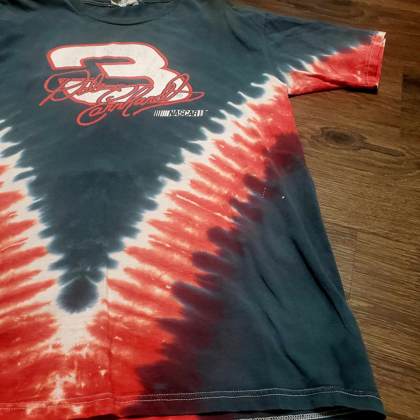 (L) Vtg Dale Earnhardt Tie Dye T-Shirt