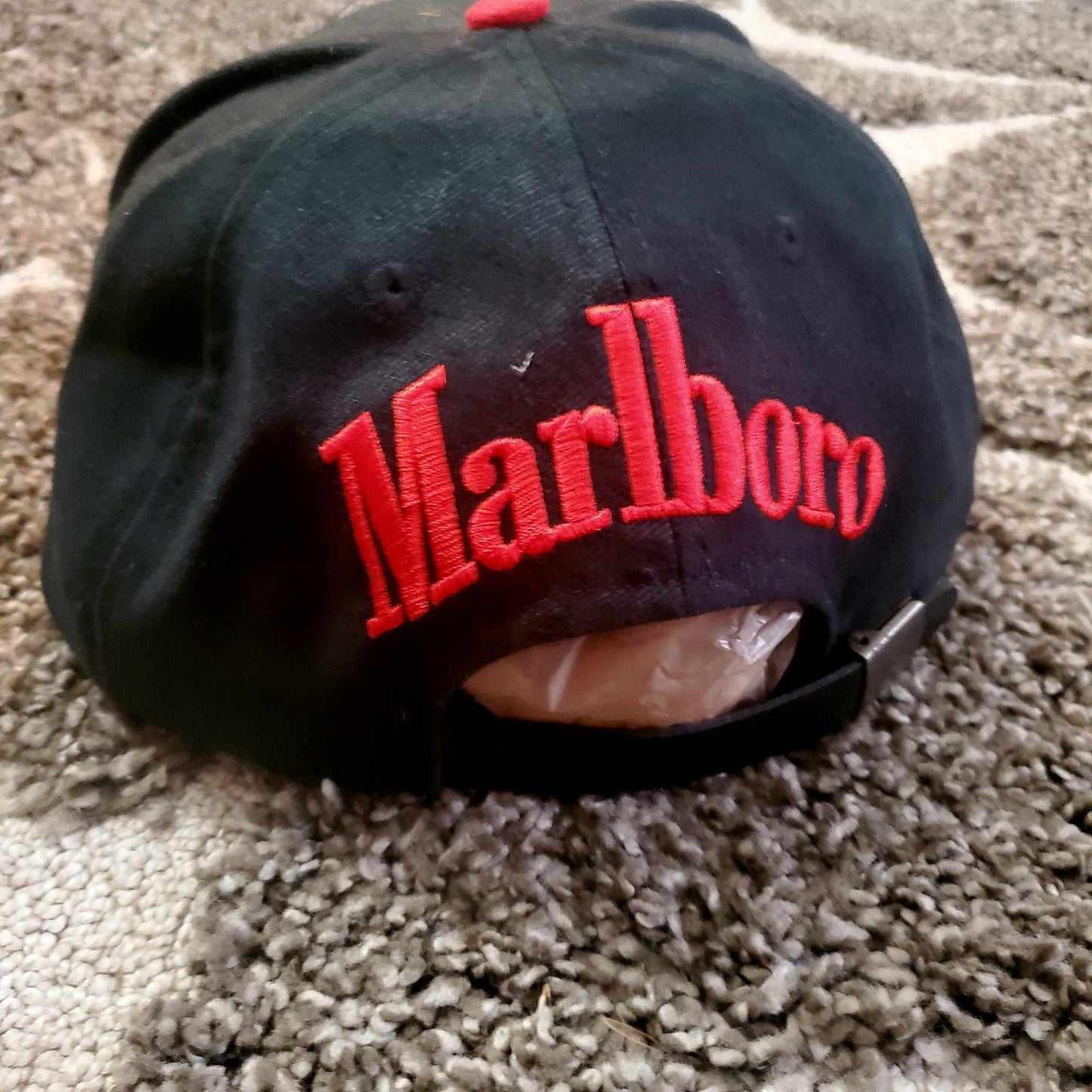 (OS) VTG Marlboro Snake Pass Hat (Leather Strap)