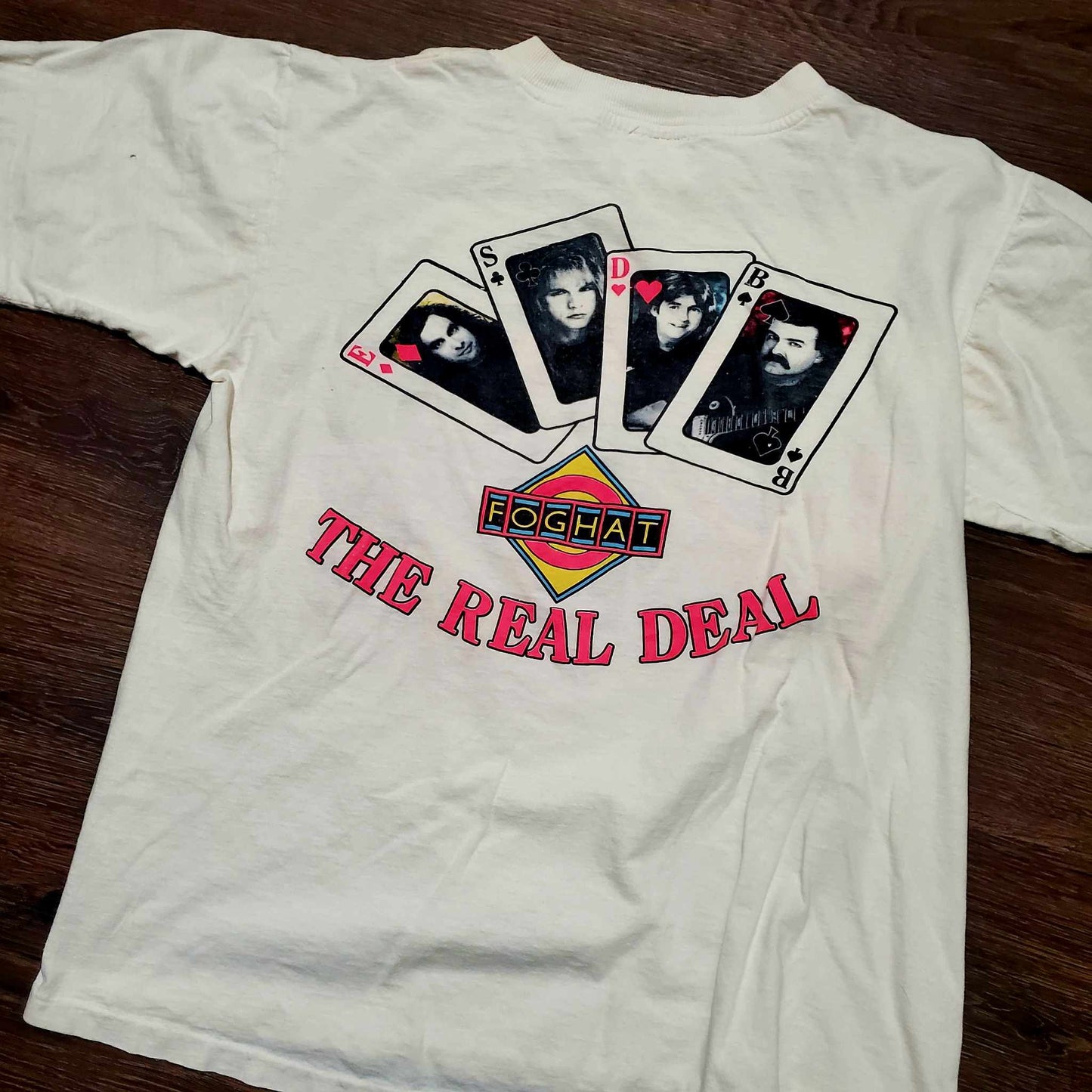 (M) Vtg FOGHAT "The Real Deal" T-Shirt