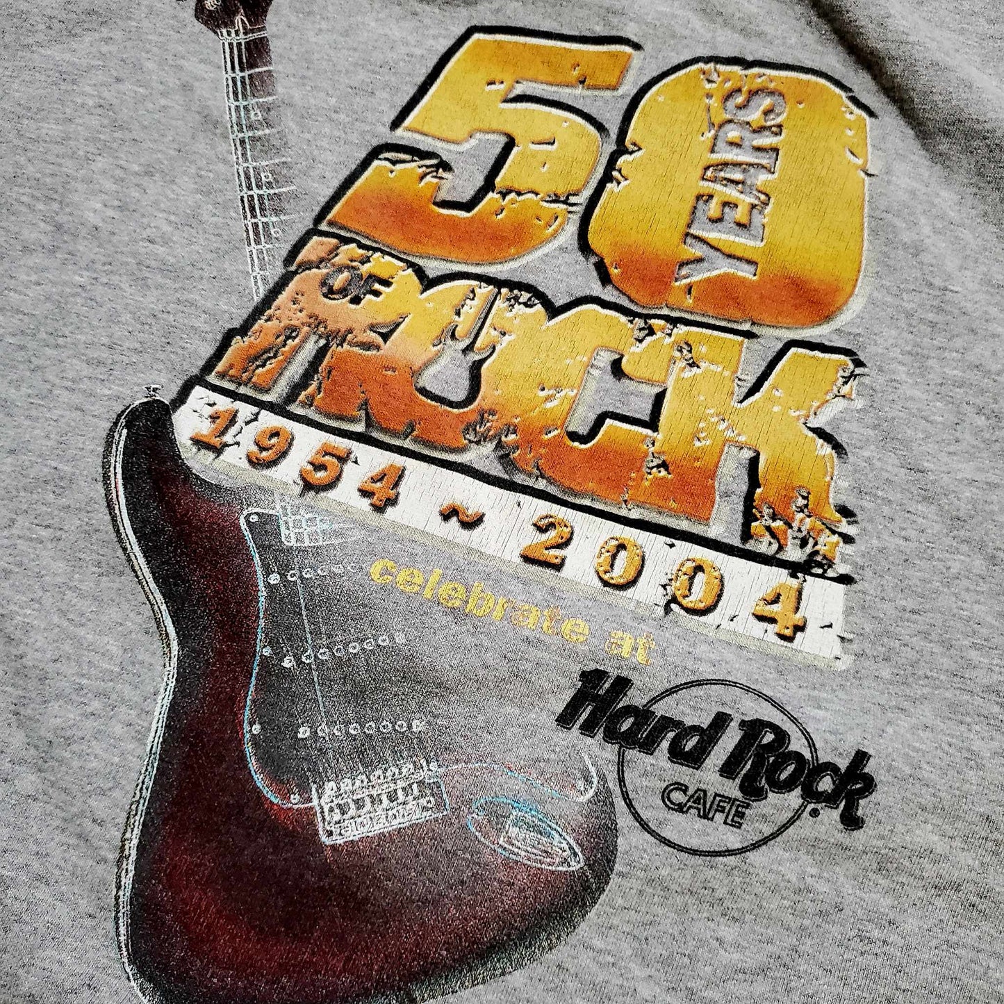 (XXL) Vtg 50th Anniversary Hard Rock Cafe T-Shirt