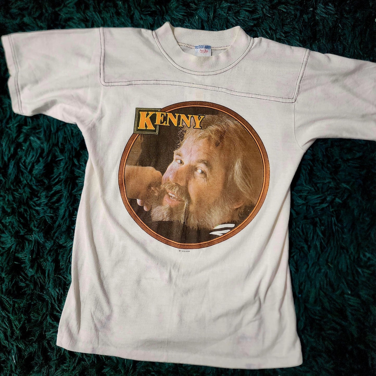 Vintage 1980 Kenny Rogers American Tour T-Shirt – Country Icon Collectible