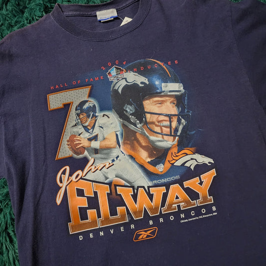 Vintage 2004 John Elway Hall of Fame Tee