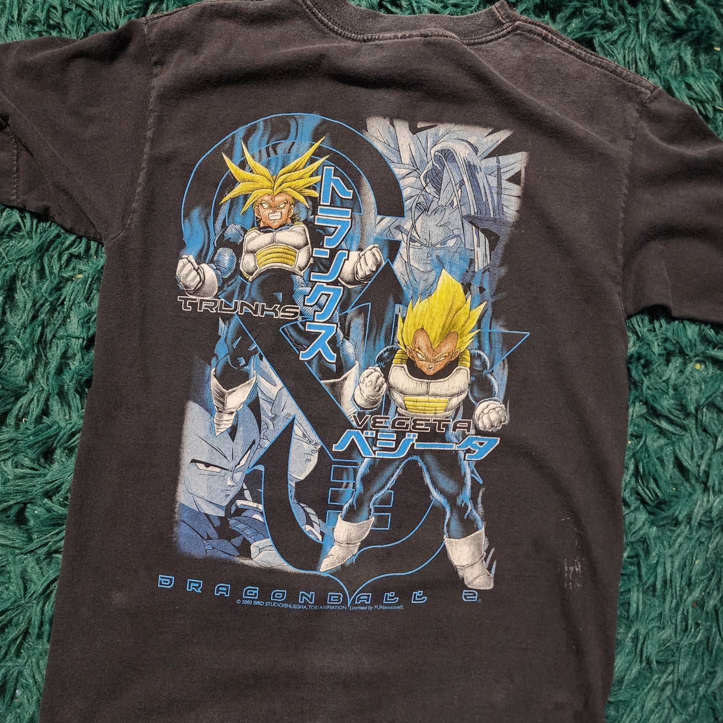 Vintage 2000 Dragon Ball Z Trunks & Vegeta Tee